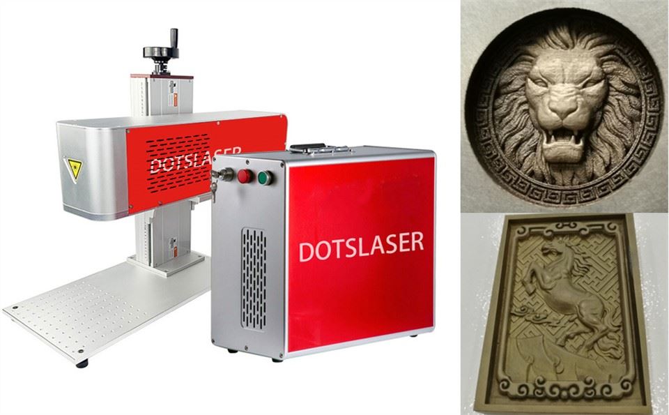 Marcatore laser per superfici curve 3D