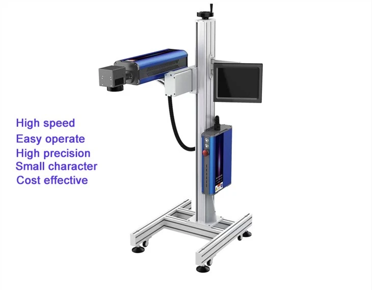Marcatore laser volante per bottiglie di bevande