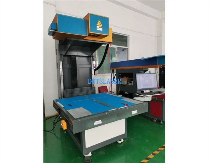jeans laser damage machine