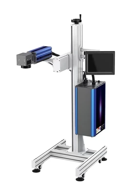 Macchina per marcatura laser volante in fibra da 20 W